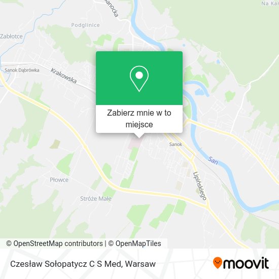 Mapa Czesław Sołopatycz C S Med