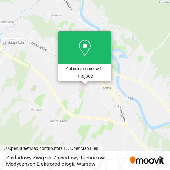 Mapa Zakładowy Związek Zawodowy Techników Medycznych Elektroradiologii