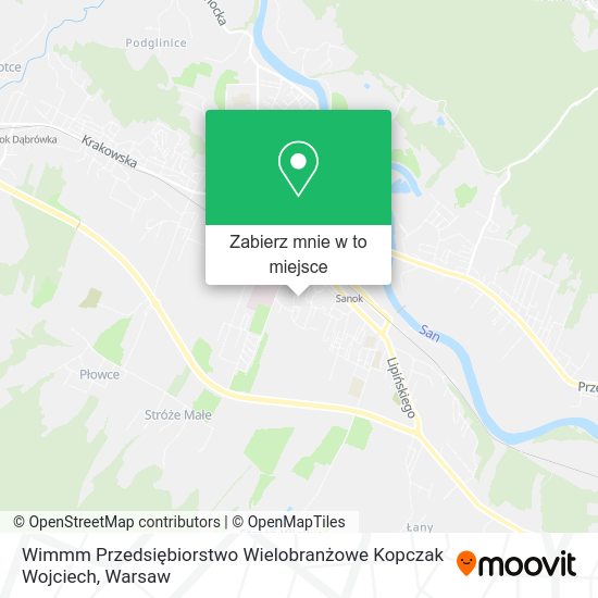 Mapa Wimmm Przedsiębiorstwo Wielobranżowe Kopczak Wojciech