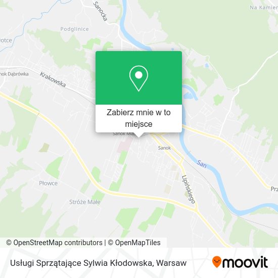 Mapa Usługi Sprzątające Sylwia Kłodowska