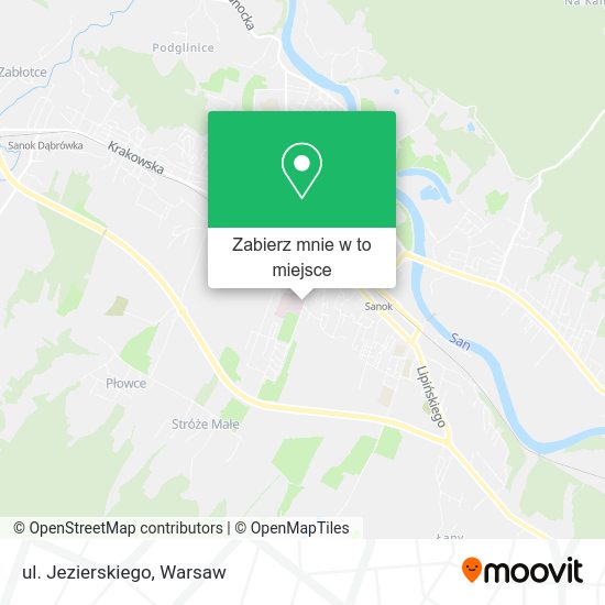 Mapa ul. Jezierskiego