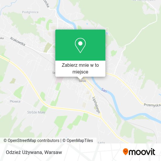 Mapa Odzież Używana