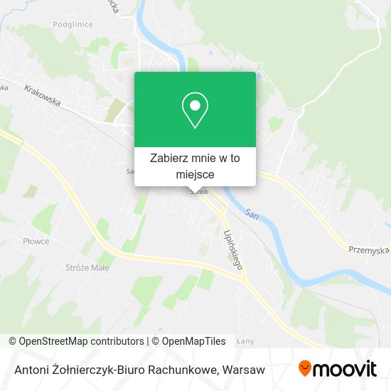 Mapa Antoni Żołnierczyk-Biuro Rachunkowe