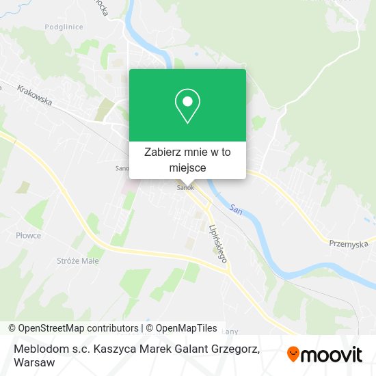 Mapa Meblodom s.c. Kaszyca Marek Galant Grzegorz