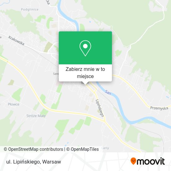 Mapa ul. Lipińskiego