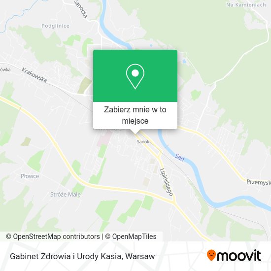 Mapa Gabinet Zdrowia i Urody Kasia