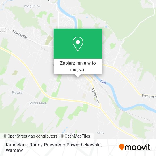 Mapa Kancelaria Radcy Prawnego Paweł Łękawski