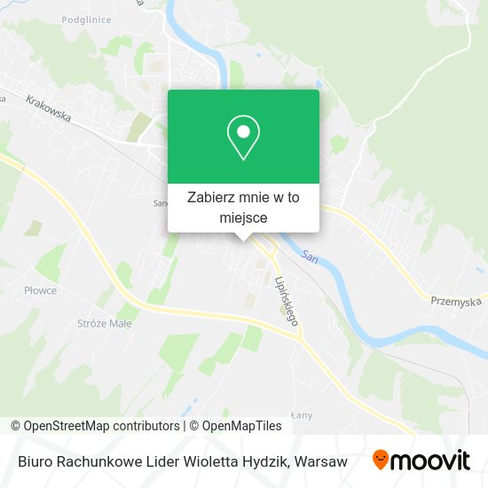 Mapa Biuro Rachunkowe Lider Wioletta Hydzik