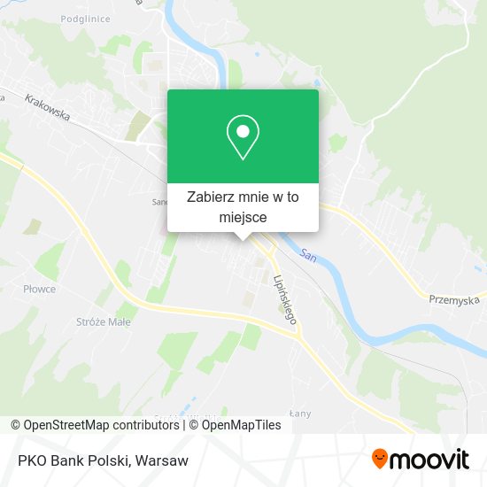 Mapa PKO Bank Polski