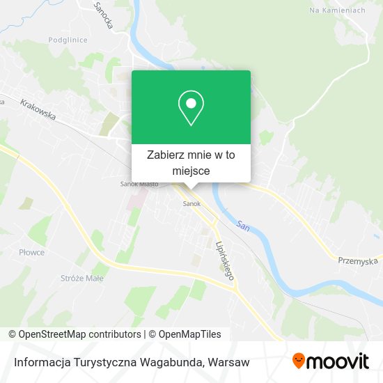 Mapa Informacja Turystyczna Wagabunda