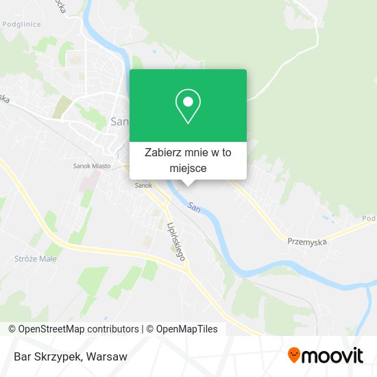 Mapa Bar Skrzypek