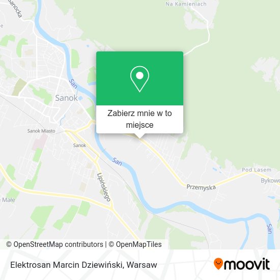 Mapa Elektrosan Marcin Dziewiński