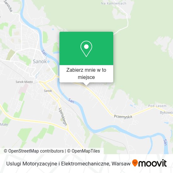 Mapa Uslugi Motoryzacyjne i Elektromechaniczne