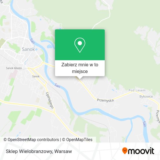 Mapa Sklep Wielobranzowy