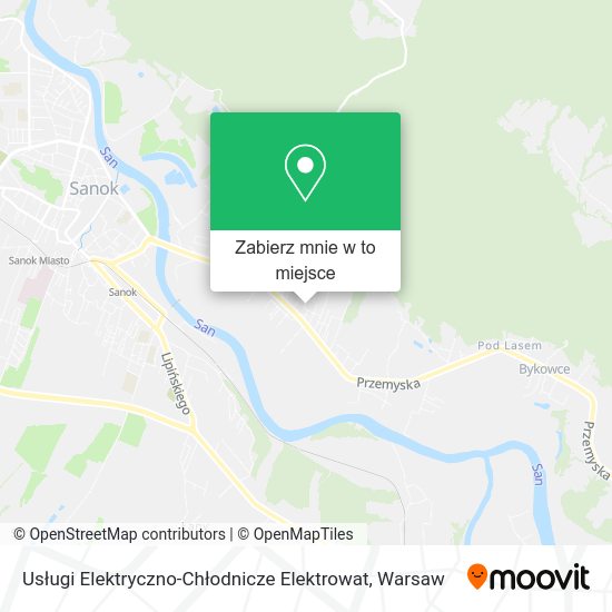 Mapa Usługi Elektryczno-Chłodnicze Elektrowat