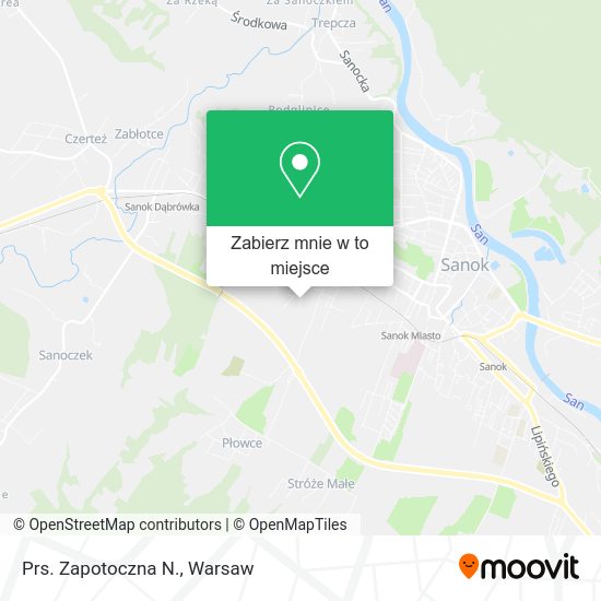 Mapa Prs. Zapotoczna N.