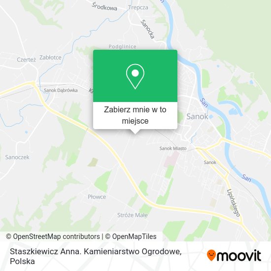 Mapa Staszkiewicz Anna. Kamieniarstwo Ogrodowe