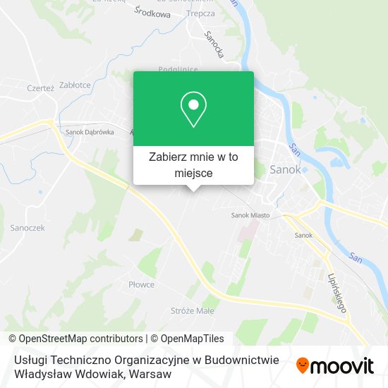 Mapa Usługi Techniczno Organizacyjne w Budownictwie Władysław Wdowiak