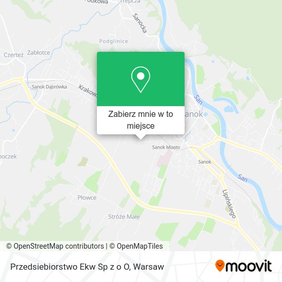 Mapa Przedsiebiorstwo Ekw Sp z o O