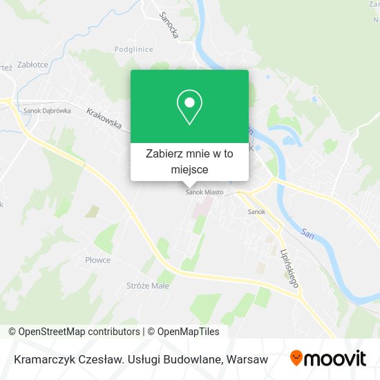 Mapa Kramarczyk Czesław. Usługi Budowlane