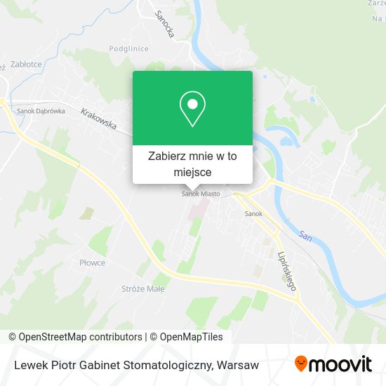 Mapa Lewek Piotr Gabinet Stomatologiczny