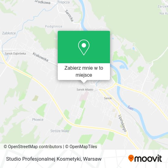 Mapa Studio Profesjonalnej Kosmetyki