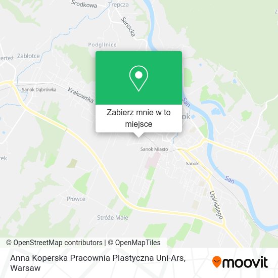 Mapa Anna Koperska Pracownia Plastyczna Uni-Ars