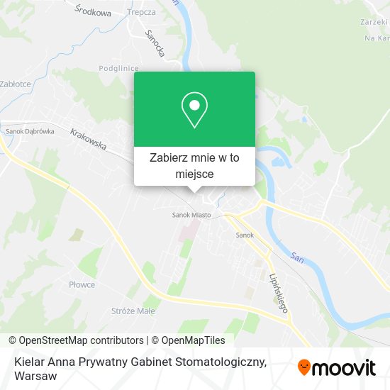 Mapa Kielar Anna Prywatny Gabinet Stomatologiczny