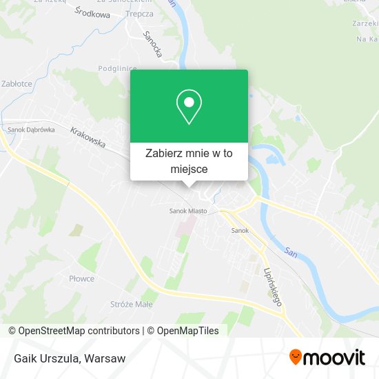 Mapa Gaik Urszula