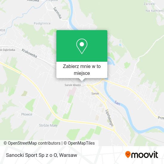 Mapa Sanocki Sport Sp z o O