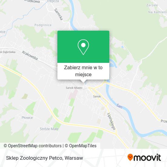 Mapa Sklep Zoologiczny Petco