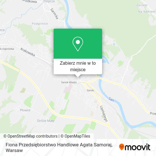 Mapa Fiona Przedsiębiorstwo Handlowe Agata Samoraj