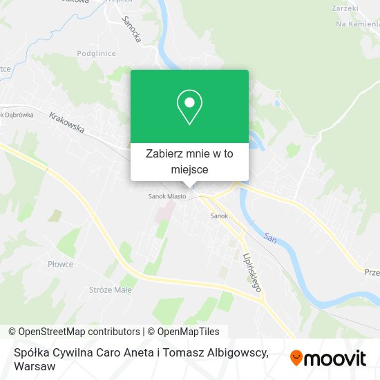 Mapa Spółka Cywilna Caro Aneta i Tomasz Albigowscy