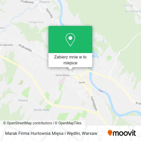 Mapa Marak Firma Hurtownia Mięsa i Wędlin