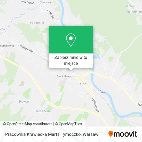 Mapa Pracownia Krawiecka Marta Tymoczko