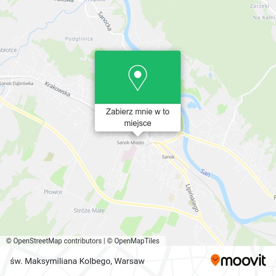 Mapa św. Maksymiliana Kolbego