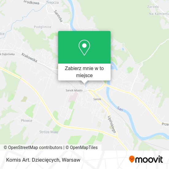 Mapa Komis Art. Dziecięcych