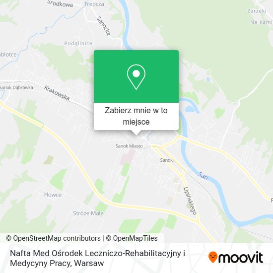 Mapa Nafta Med Ośrodek Leczniczo-Rehabilitacyjny i Medycyny Pracy