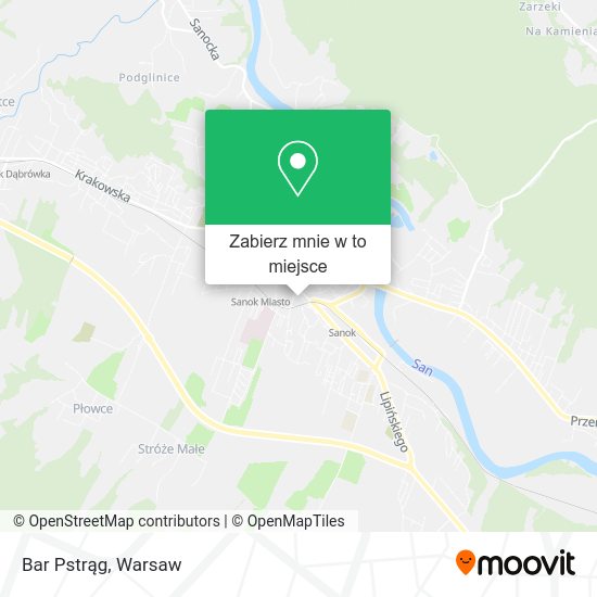 Mapa Bar Pstrąg