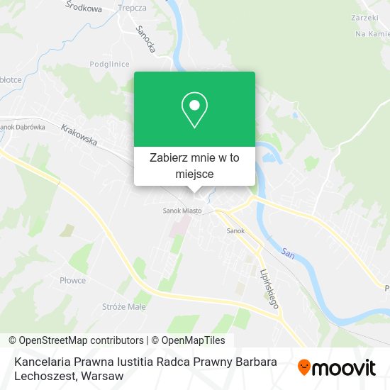 Mapa Kancelaria Prawna Iustitia Radca Prawny Barbara Lechoszest