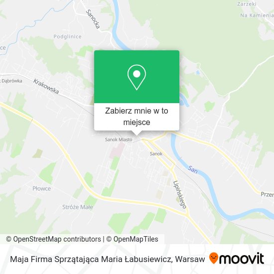 Mapa Maja Firma Sprzątająca Maria Łabusiewicz