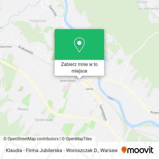 Mapa Klaudia - Firma Jubilerska - Woroszczak D.