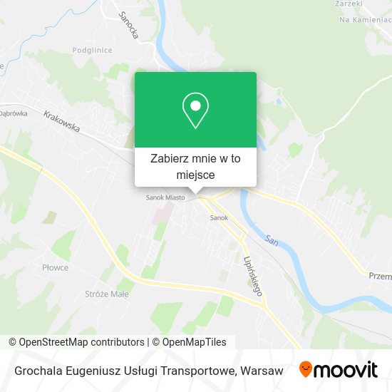 Mapa Grochala Eugeniusz Usługi Transportowe