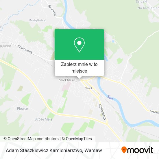 Mapa Adam Staszkiewicz Kamieniarstwo