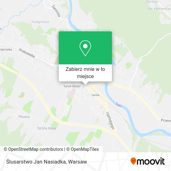 Mapa Ślusarstwo Jan Nasiadka