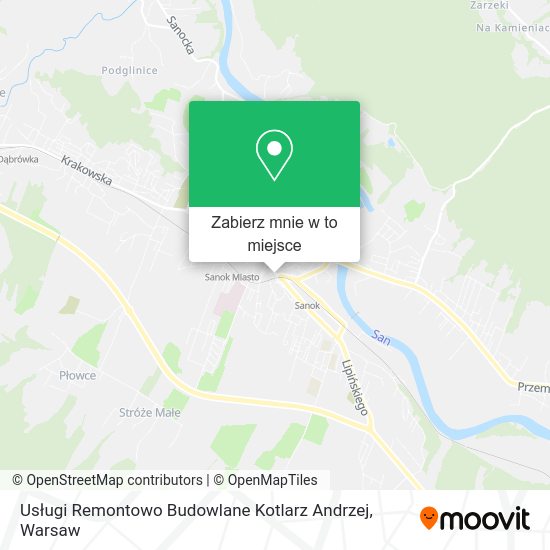 Mapa Usługi Remontowo Budowlane Kotlarz Andrzej