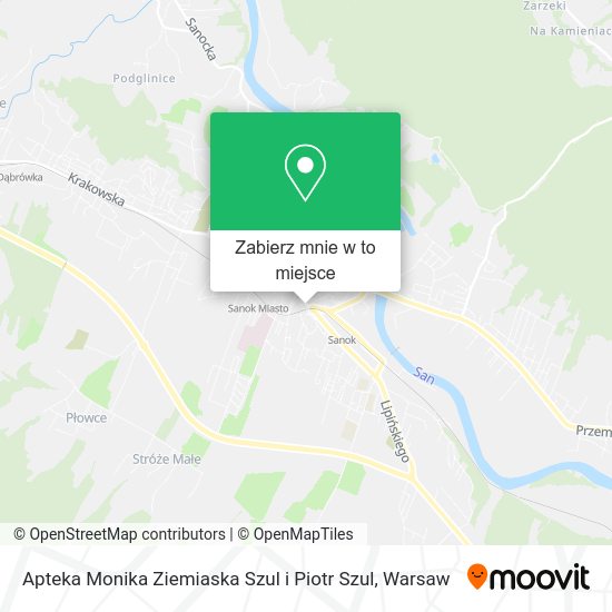 Mapa Apteka Monika Ziemiaska Szul i Piotr Szul