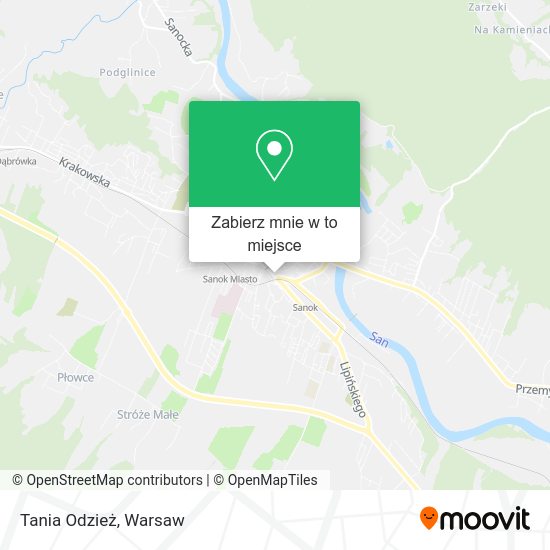 Mapa Tania Odzież