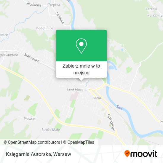 Mapa Księgarnia Autorska