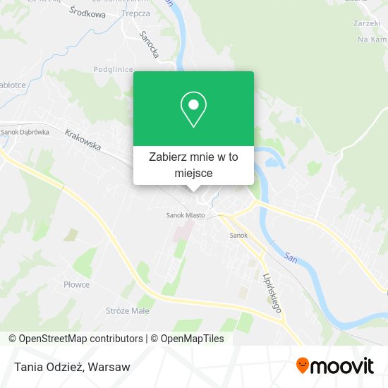 Mapa Tania Odzież